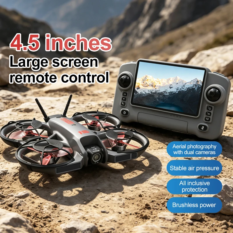 Nowy dron M15 FPV z ekranem, b – Brushed Drone Motor recenzja i cena