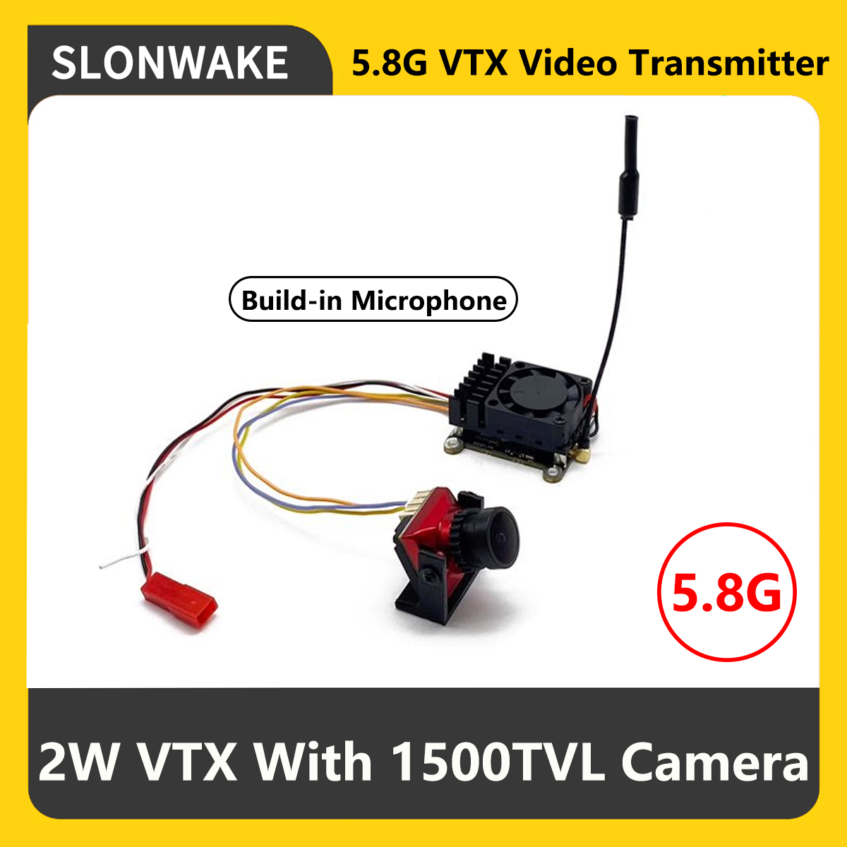 SLONWAKE 5.8G 2000mW Nadajnik  – Drone Frame recenzja i cena